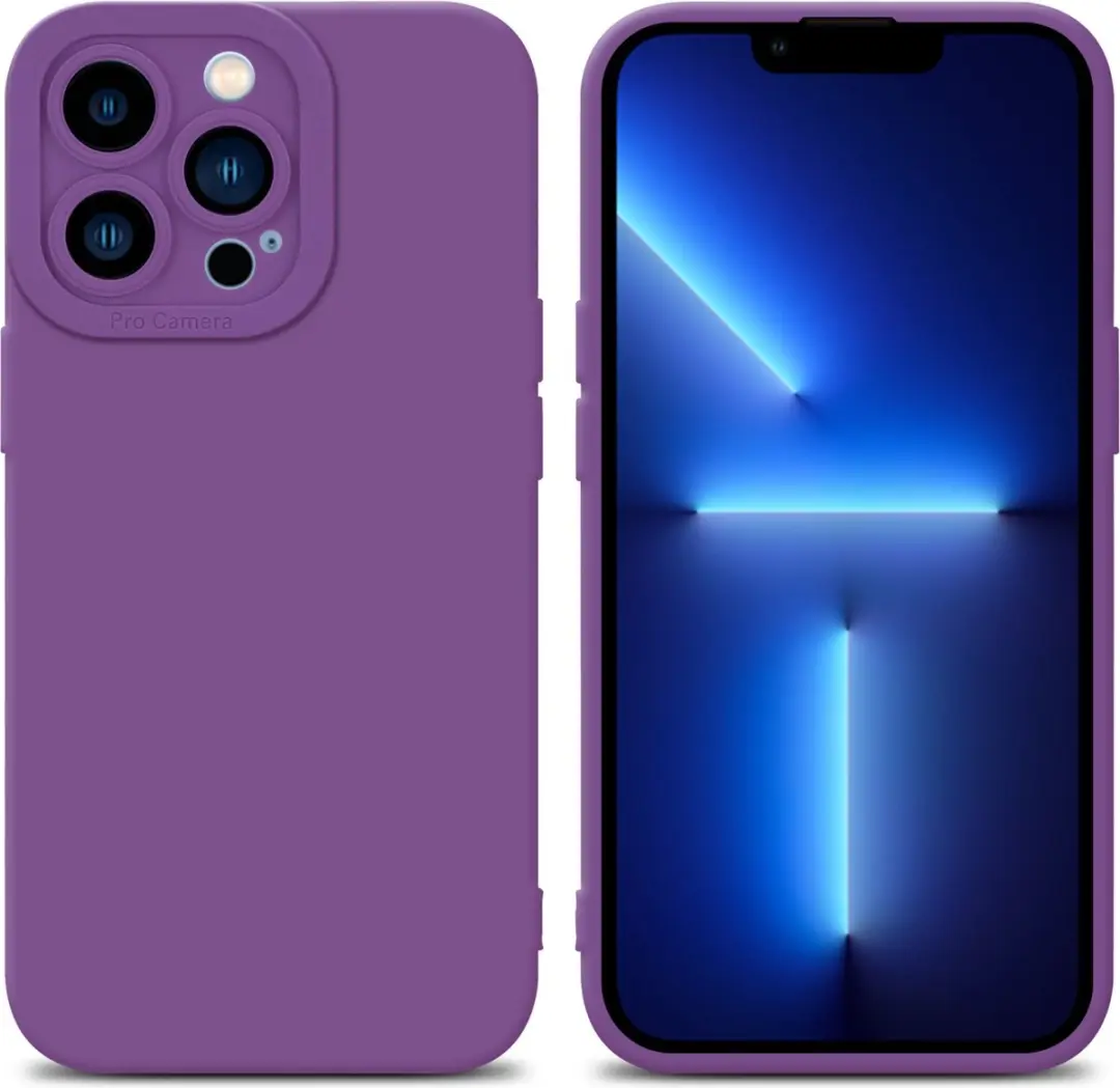 Cadorabo Hoesje geschikt voor Apple iPhone 12 PRO MAX in FLUID MAT PAARS