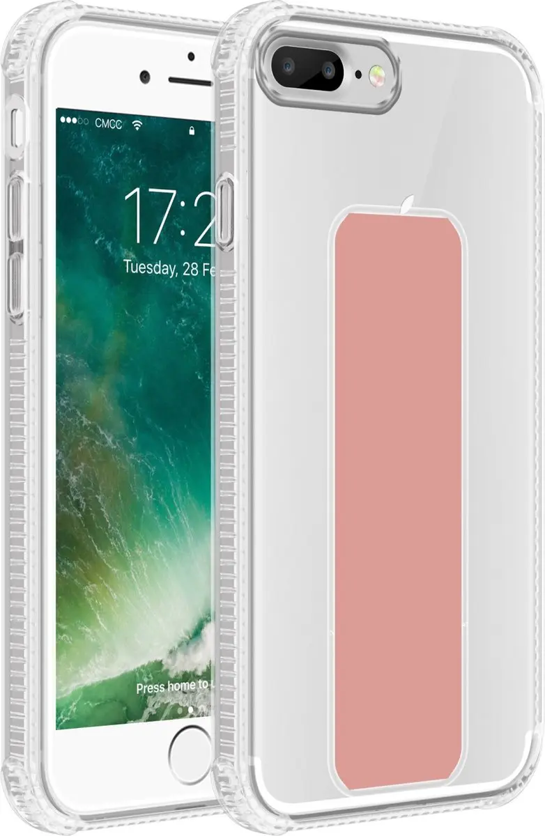Cadorabo Hoesje geschikt voor Apple iPhone 7 PLUS / 7S PLUS / 8 PLUS in ROZE