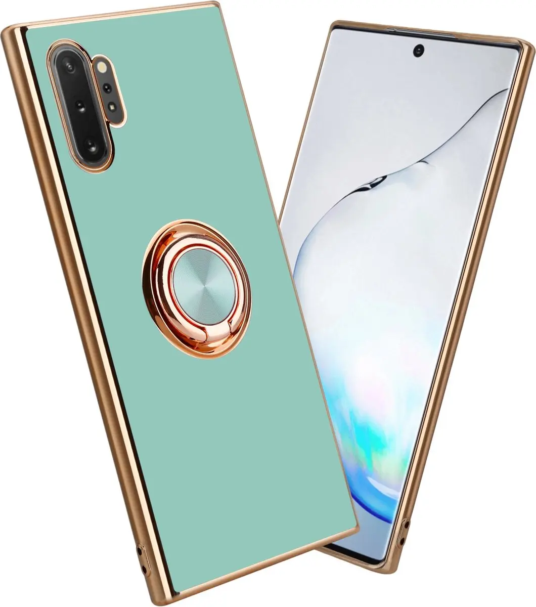 Cadorabo Hoesje geschikt voor Samsung Galaxy NOTE 10 PLUS in Glossy Turquoise