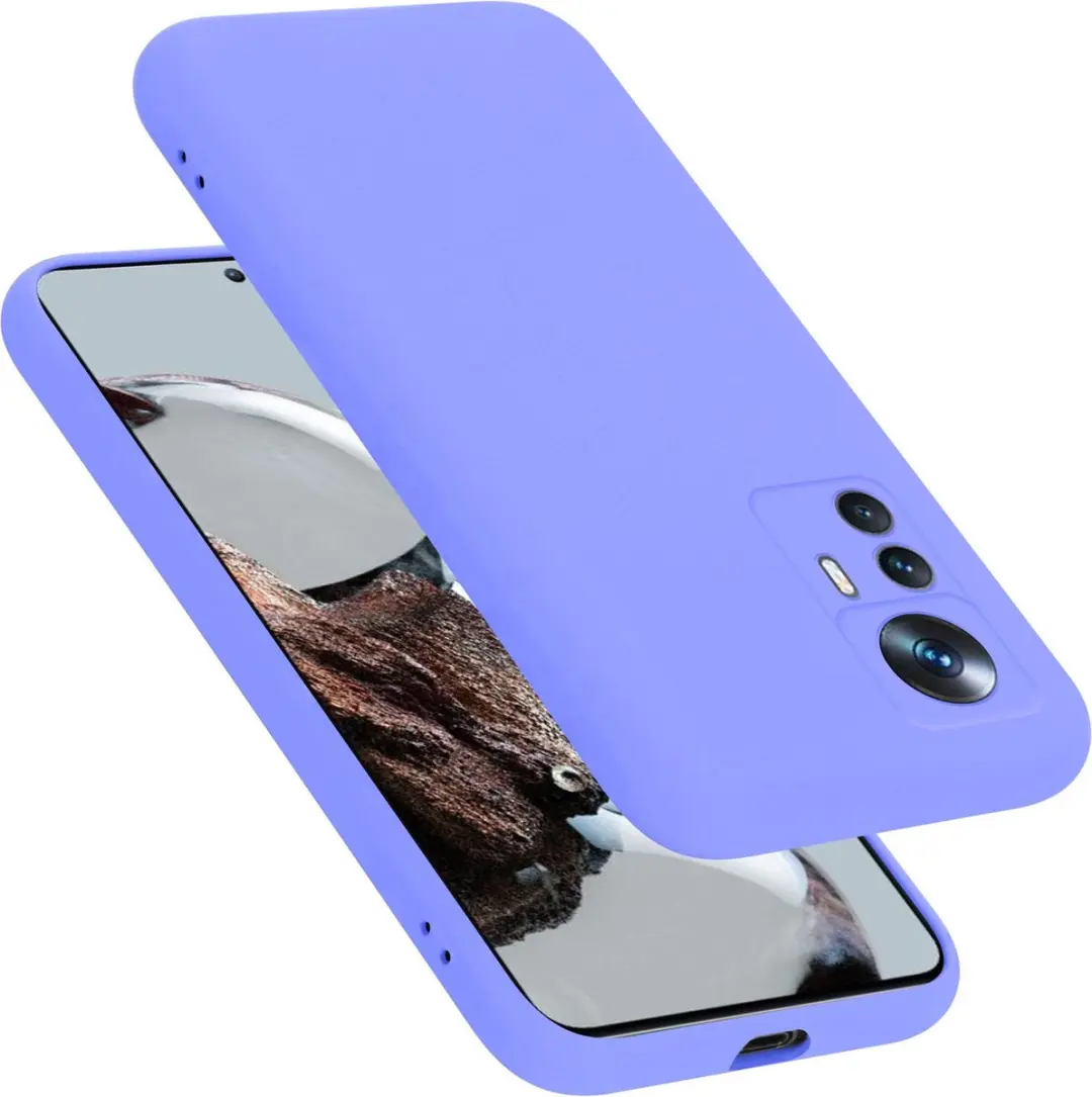 Cadorabo Hoesje geschikt voor Xiaomi 12T / 12T PRO in LIQUID LICHT PAARS