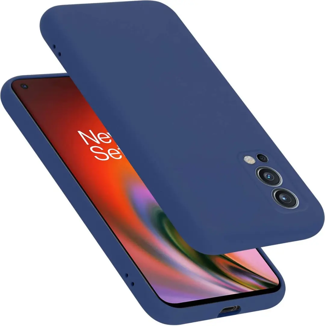 Cadorabo Hoesje geschikt voor OnePlus Nord 2 5G in LIQUID BLAUW