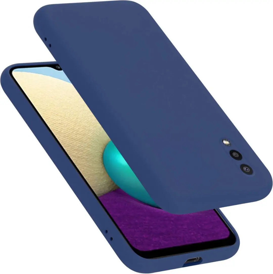 Cadorabo Hoesje geschikt voor Samsung Galaxy A02 / M02 in LIQUID BLAUW