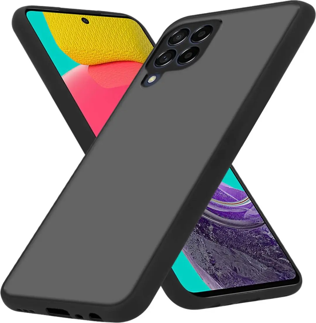 Cadorabo Hoesje geschikt voor Samsung Galaxy M53 5G in MATT ZWART