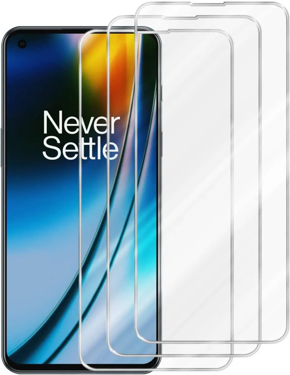 Cadorabo 3x Screenprotector geschikt voor OnePlus Nord 2 5G
