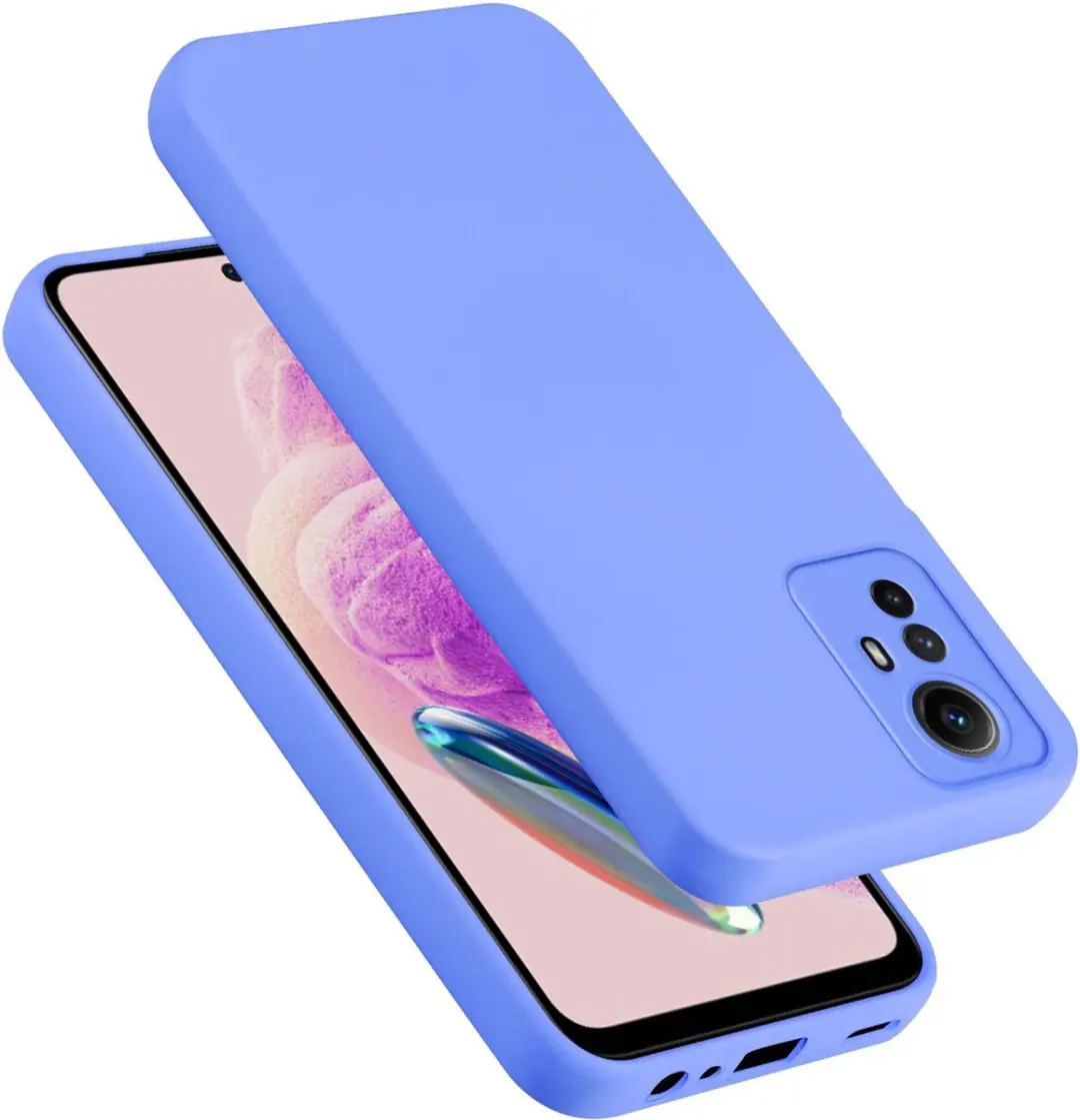 Cadorabo Hoesje geschikt voor Redmi Note 12S in LIQUID LICHT PAARS