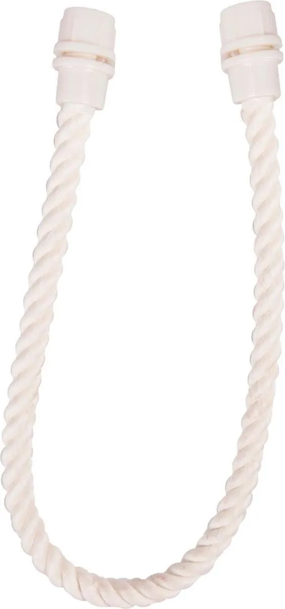 Flamingo Vogel Zitstok Perch Rope Flexible Wit - 1.4x1.4x57cm