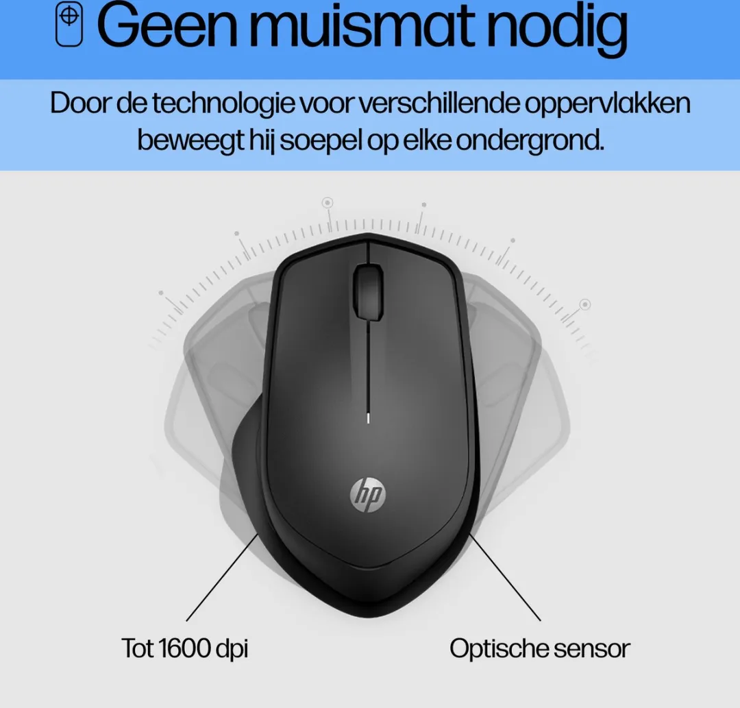 HP 280M Draadloze Muis - Zwart