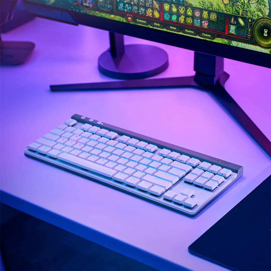 Logitech G515 Lightspeed TKL Gamingtoetsenbord - Grijs