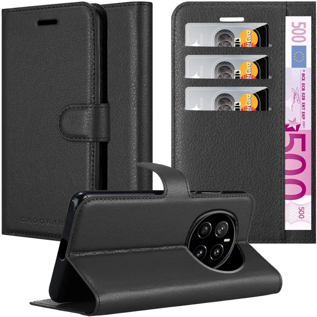 Cadorabo Hoesje geschikt voor Honor Magic 7 in PHANTOM ZWART