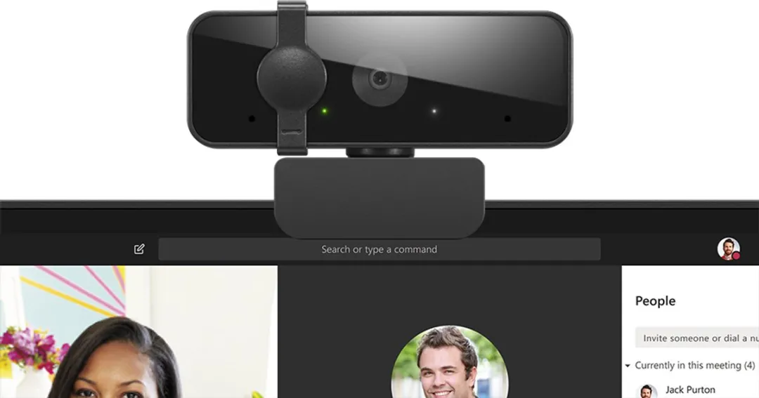 Lenovo GXC1S15024 Webcam Full HD - Zwart