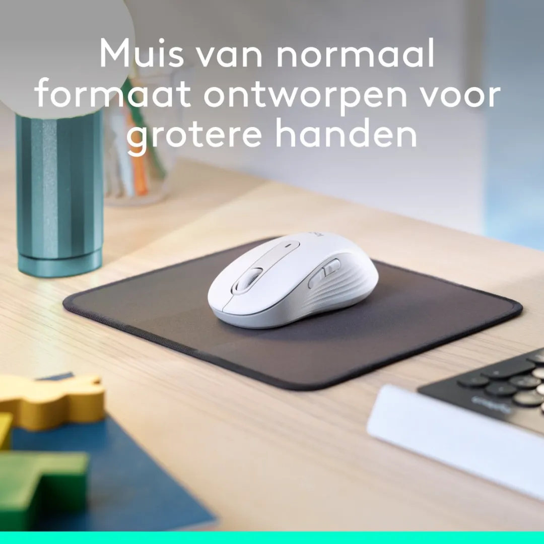 Logitech Signature M650 L 910-006238 Draadloze Muis - Wit