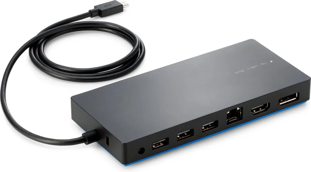 HP Elite X7W54UT USB-C Docking Station - Zwart