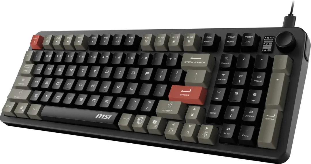 MSI FORGE GK110 Gaming Toetsenbord - Zwart