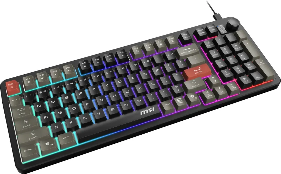 MSI FORGE GK110 Gaming Toetsenbord - Zwart - afbeelding 6 van 6