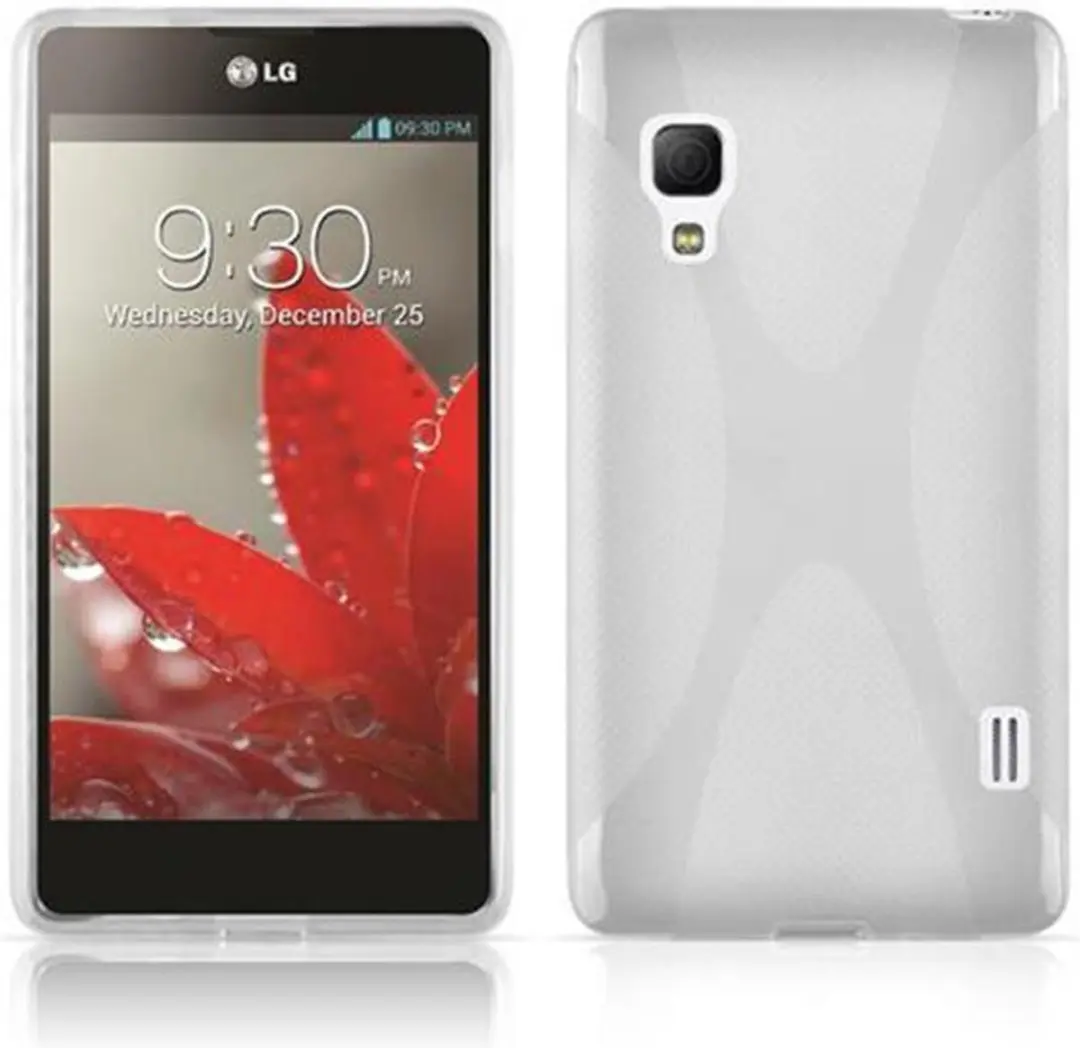 Cadorabo Hoesje geschikt voor LG L5 II (2. SIM) in SEMI-TRANSPARANT