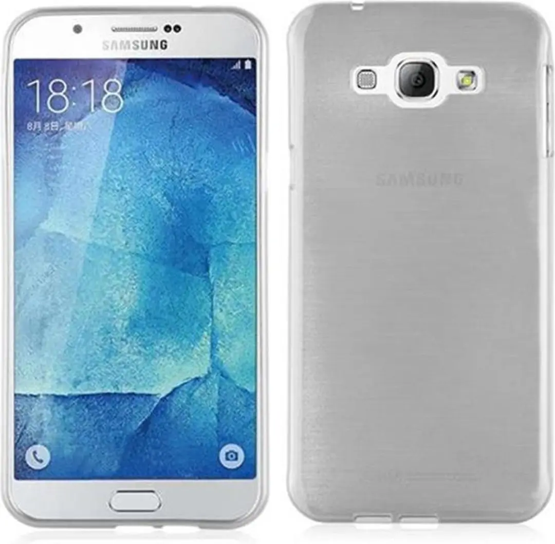 Cadorabo Hoesje geschikt voor Samsung Galaxy A8 2015 in ZILVER