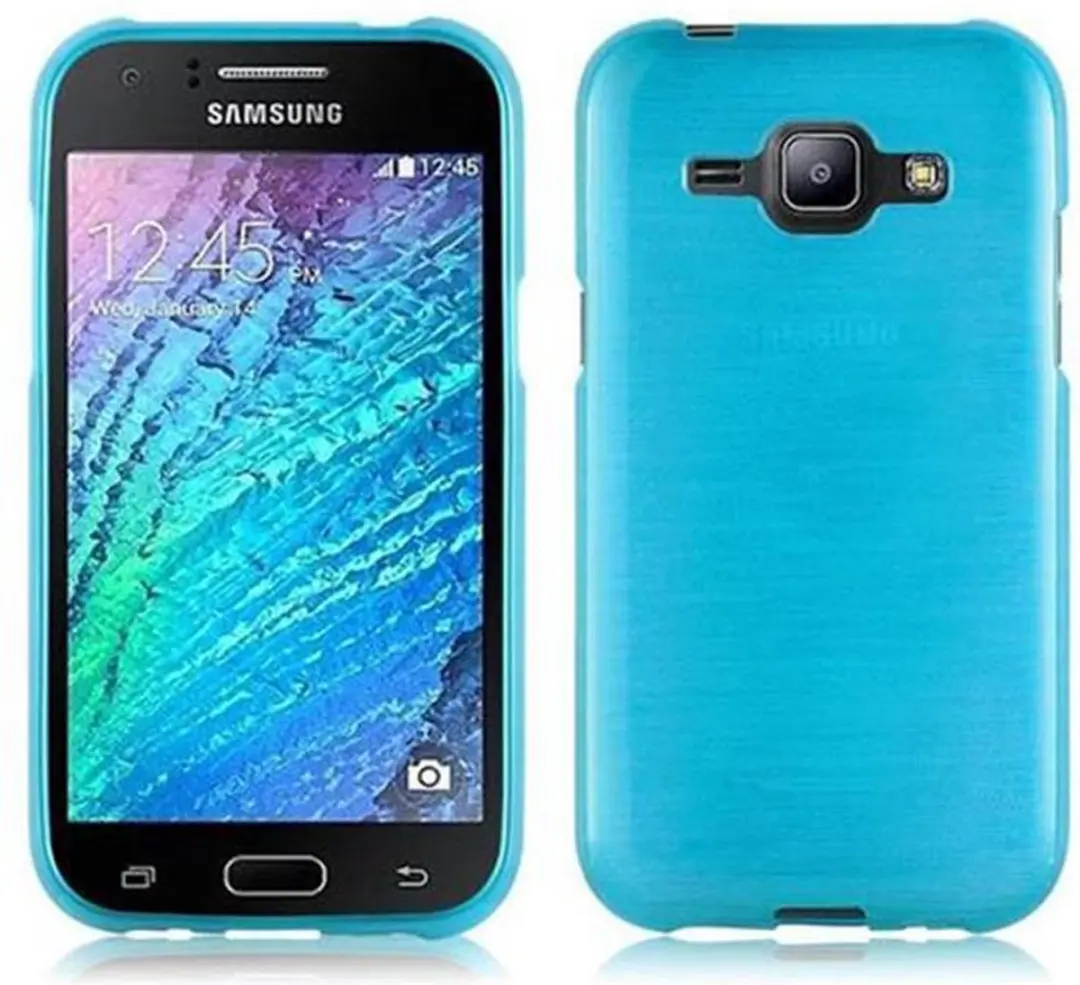 Cadorabo Hoesje geschikt voor Samsung Galaxy J1 2015 in TURKOOIS