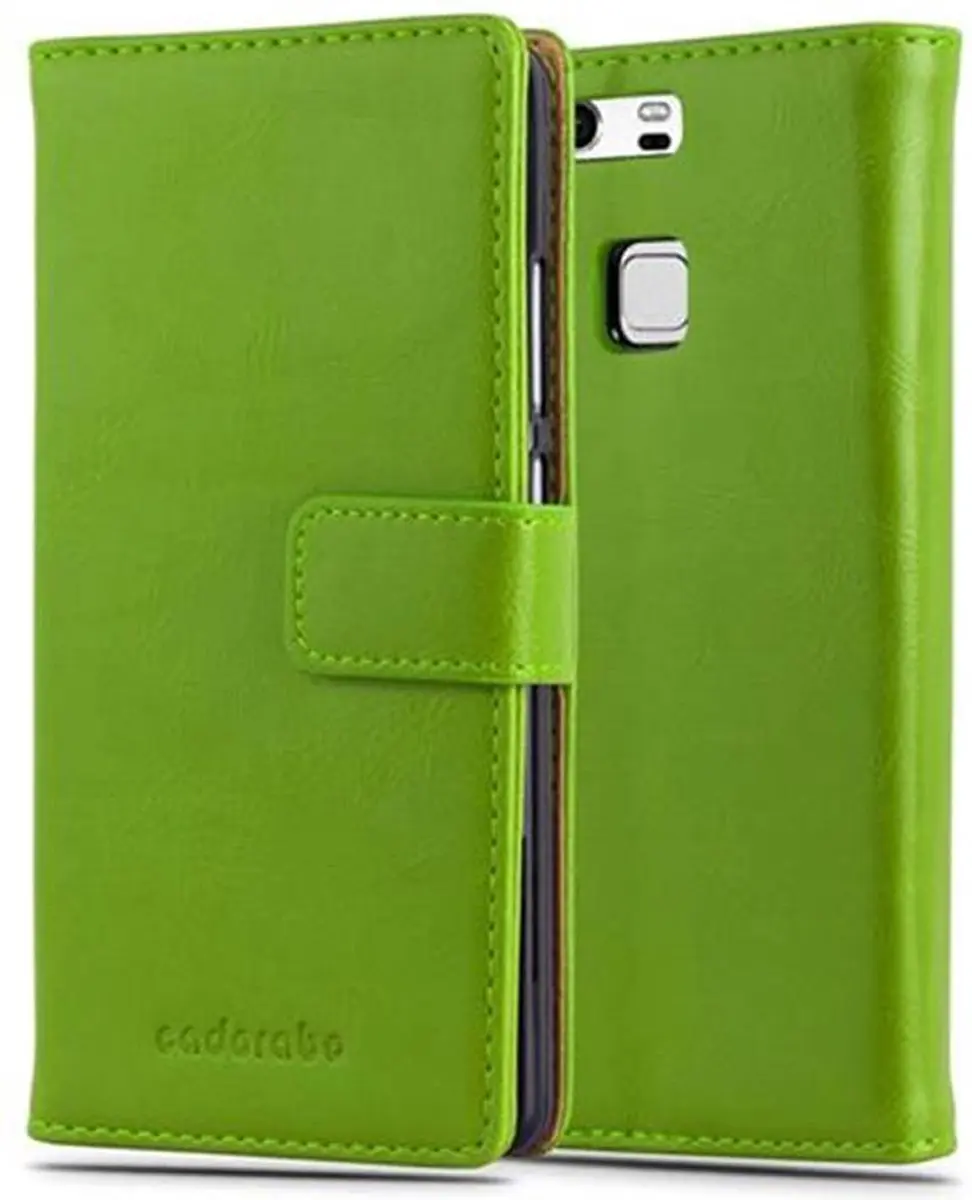 Cadorabo Hoesje geschikt voor Huawei P9 in GRAS GROEN