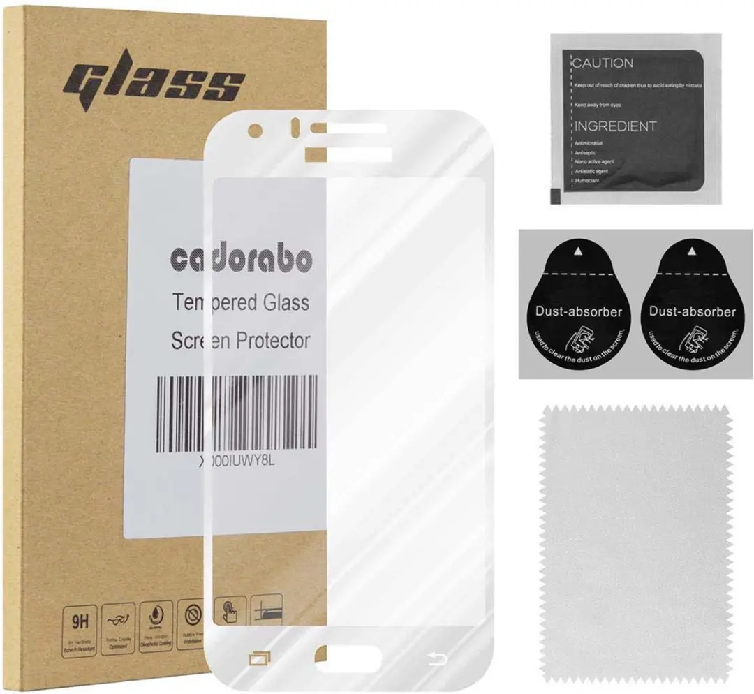 Cadorabo Screenprotector geschikt voor Samsung Galaxy J1 2015 Volledig scherm pa