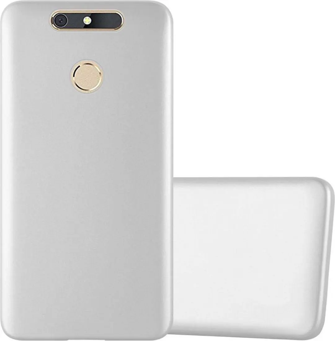 Cadorabo Hoesje geschikt voor ZTE Blade V8 MINI in METALLIC ZILVER