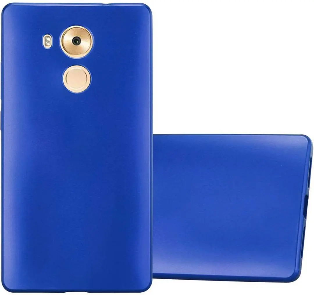 Cadorabo Hoesje geschikt voor Huawei MATE 8 in METAAL BLAUW