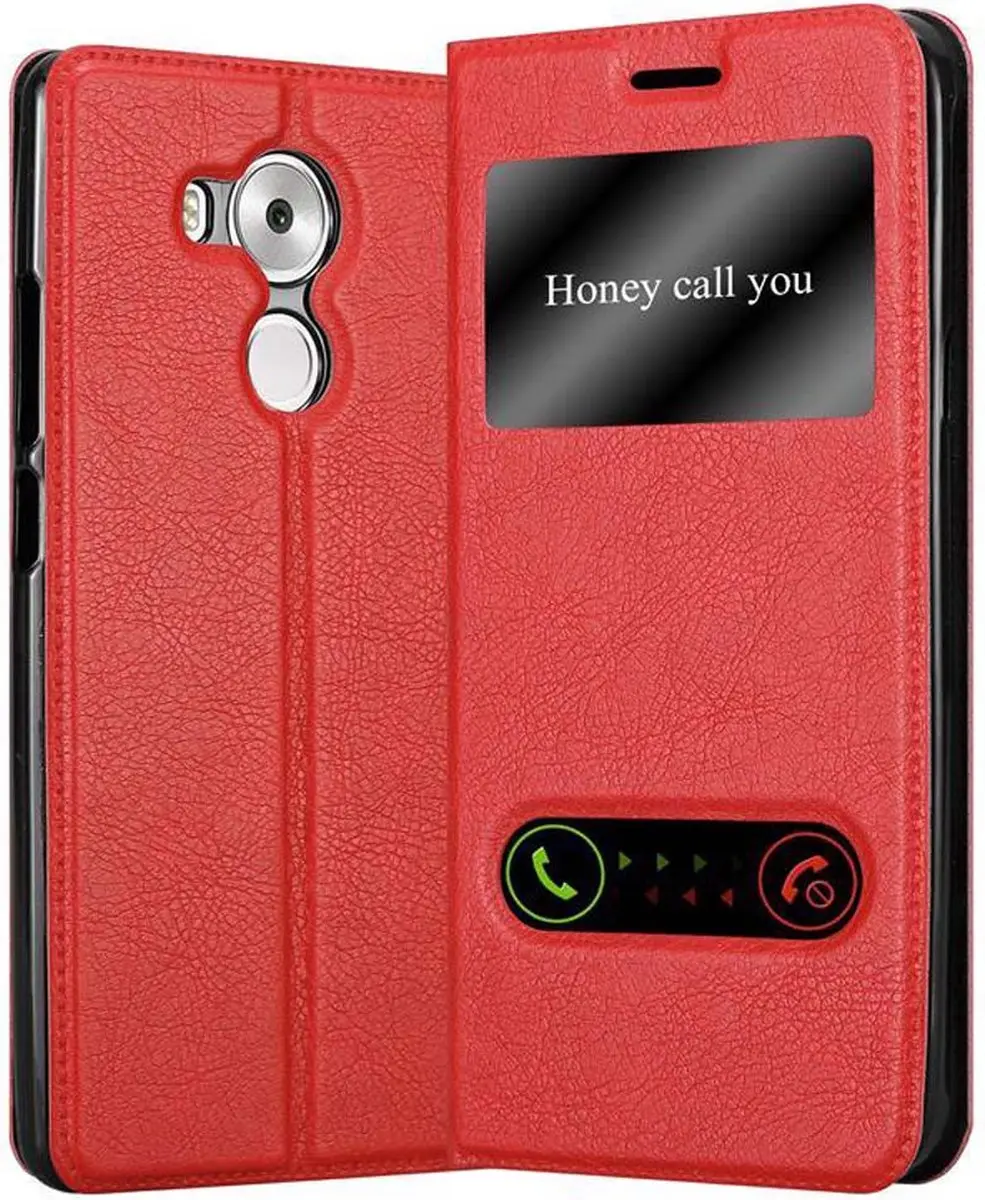 Cadorabo Hoesje geschikt voor Huawei MATE 8 in SAFRAN ROOD