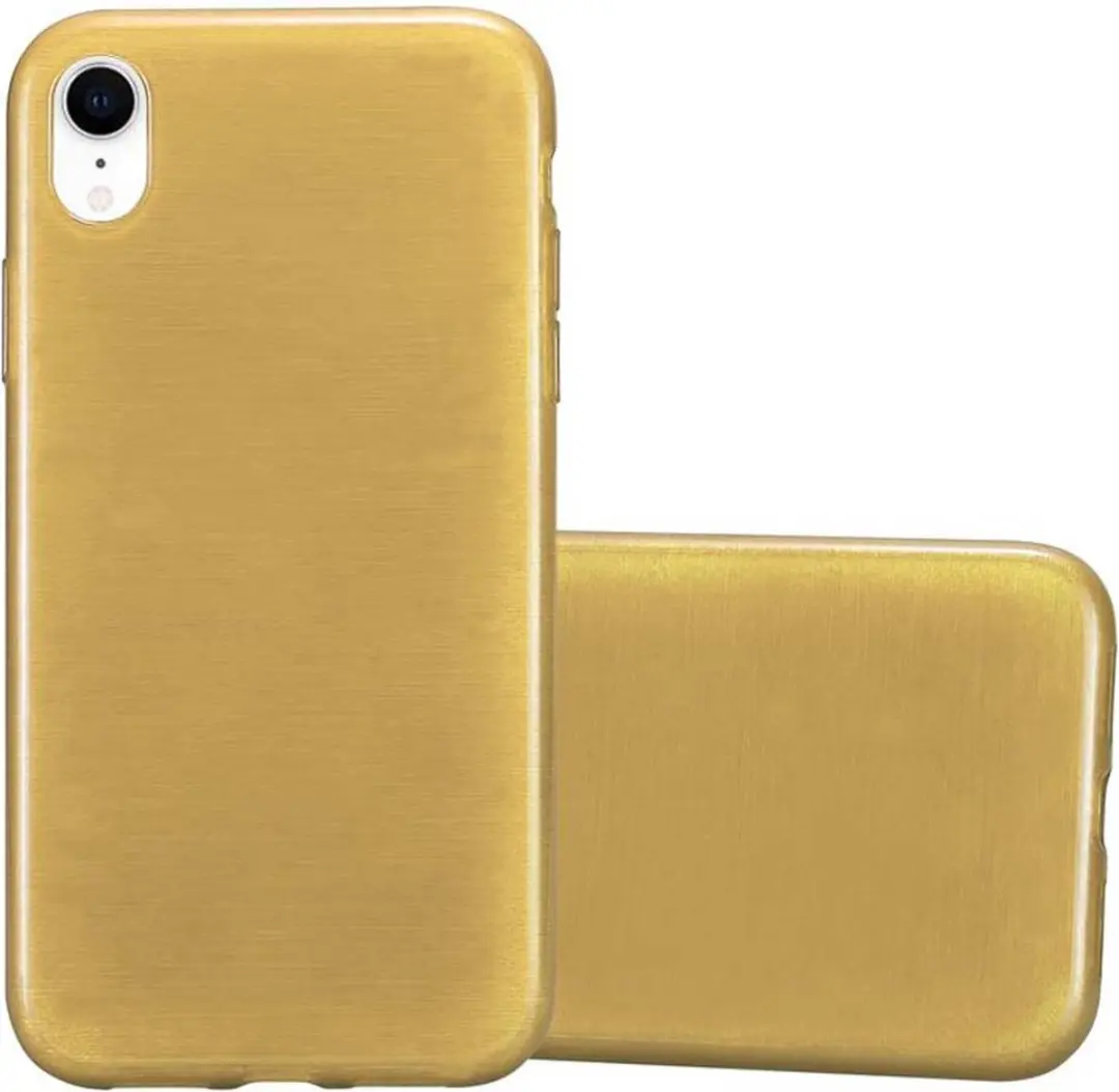 Cadorabo Hoesje geschikt voor Apple iPhone XR in GOUD