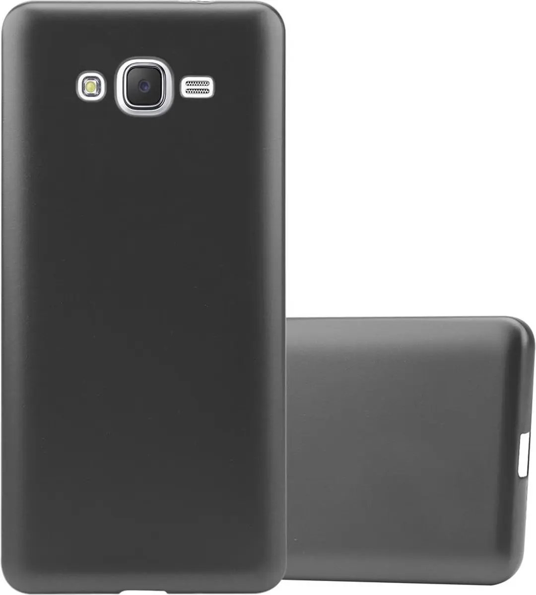 Cadorabo Hoesje geschikt voor Samsung Galaxy J7 2015 in METALLIC GRIJS