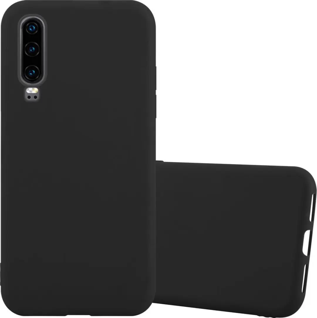 Cadorabo Hoesje geschikt voor Huawei P30 in CANDY ZWART