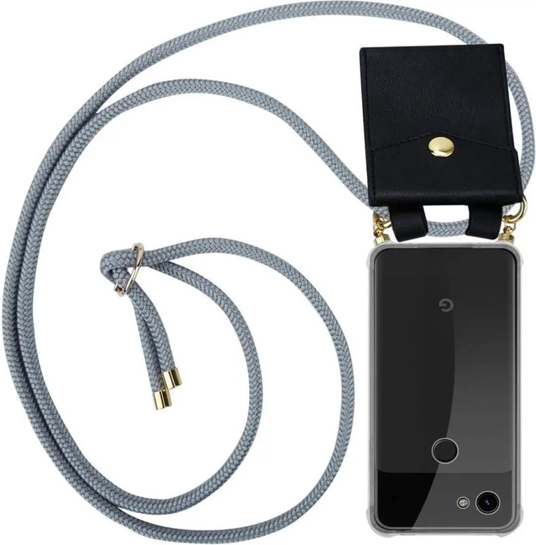 Cadorabo Hoesje geschikt voor Google PIXEL 3A XL in ZILVER GRIJS