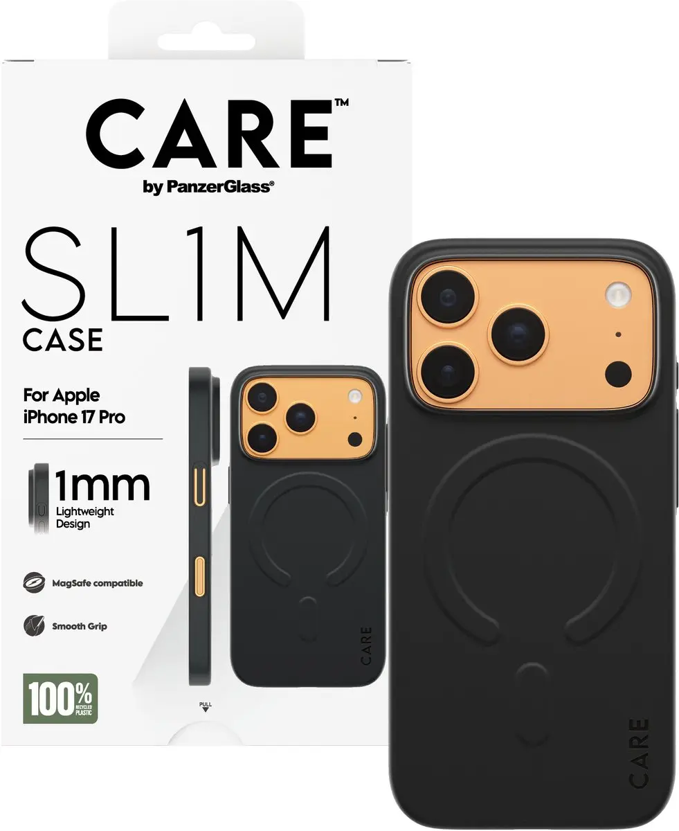PanzerGlass SL1M Hoesje iPhone 17 Pro MagSafe - Zwart - afbeelding 3 van 6