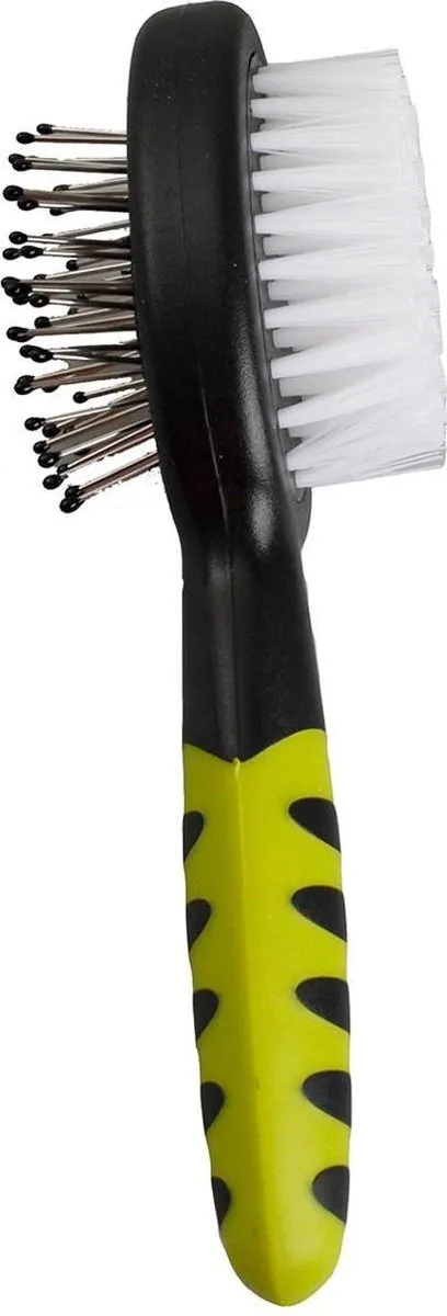 Flamingo 2-in-1 Hondenborstel 14.5cm