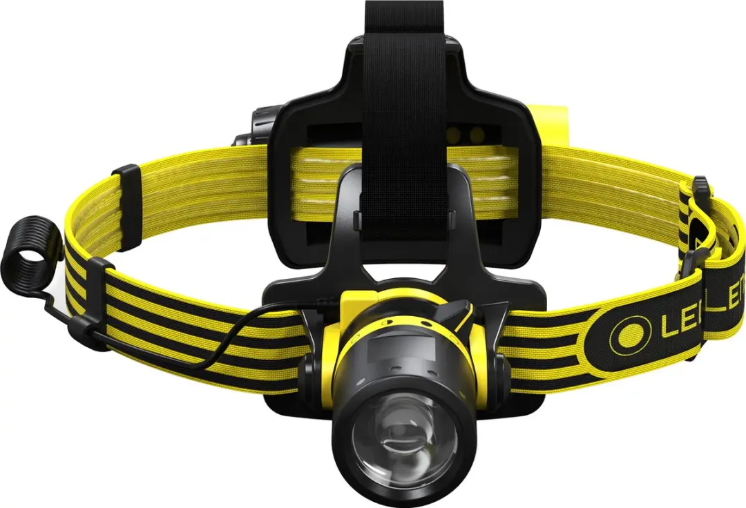 Led Lenser EXH8R Lantaarn aan hoofdband Zwart, Geel