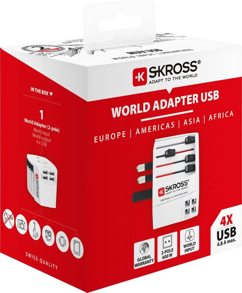 Skross MUV USB Reisstekker 1302961