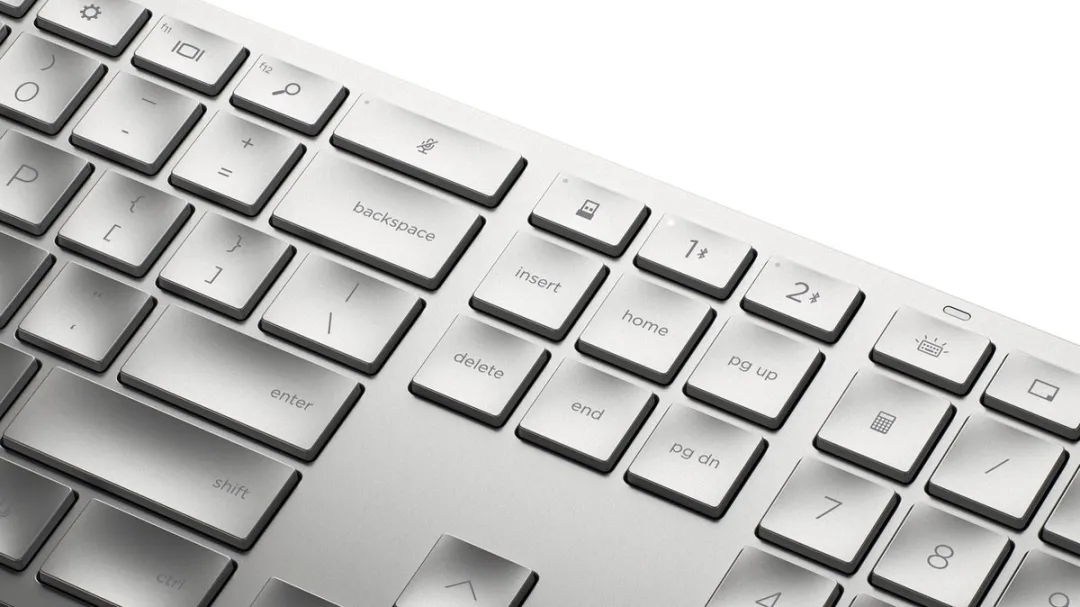 HP 970 Draadloos Toetsenbord 3Z729AA - Zilver - afbeelding 6 van 6