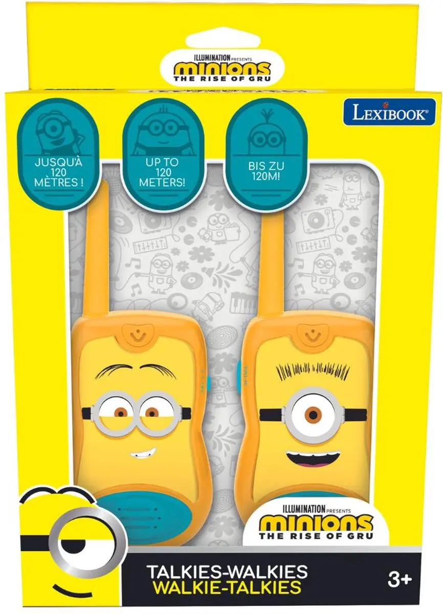 Lexibook Minions Walkie-Talkies - 100m - 2 Handsets - afbeelding 2 van 6