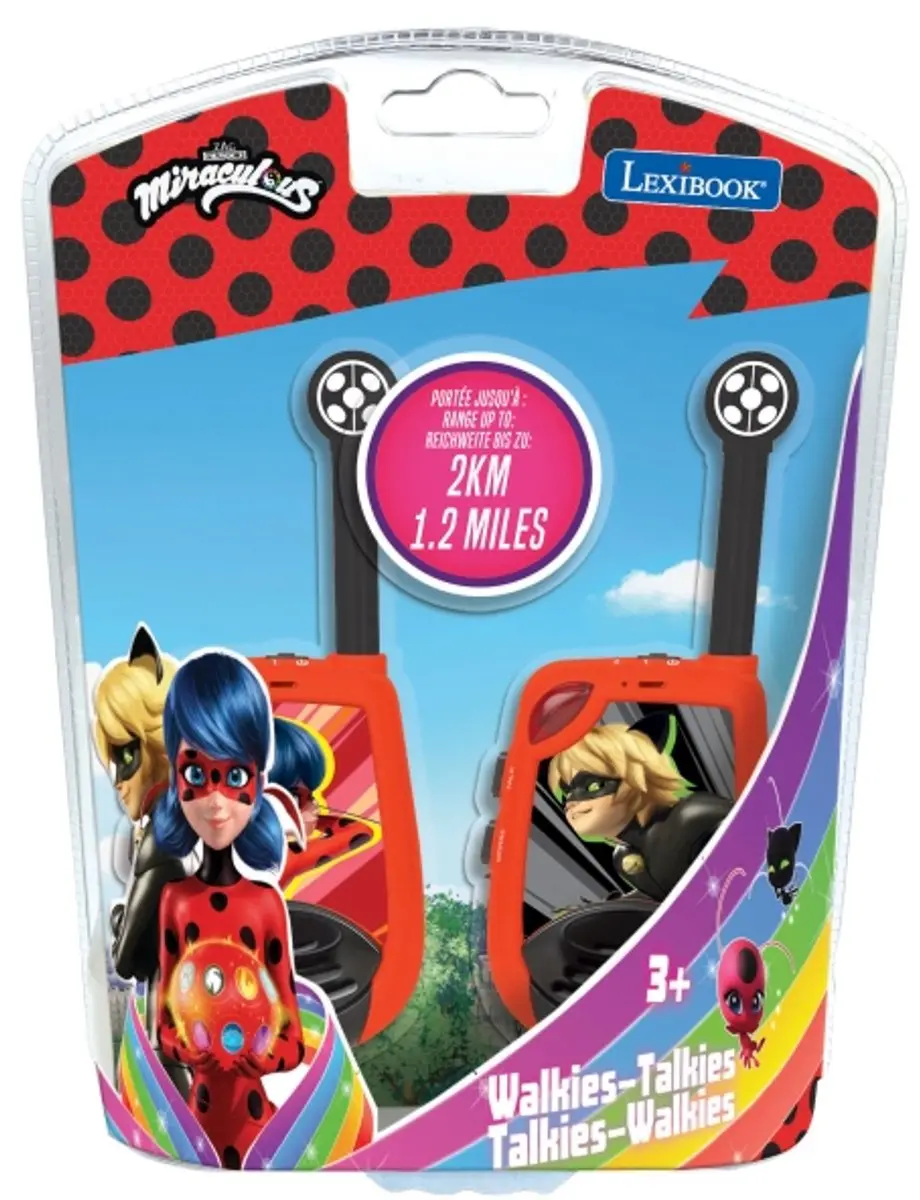 Lexibook Miraculous Walkietalkie TW25MI - Rood - afbeelding 5 van 6