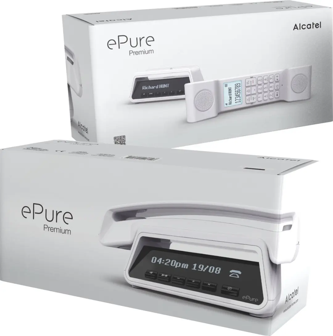 Alcatel ePure Premium DECT Huistelefoon - Wit - afbeelding 6 van 6