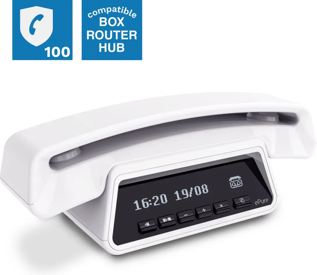 Alcatel ePure Premium DECT Huistelefoon - Wit - afbeelding 3 van 6