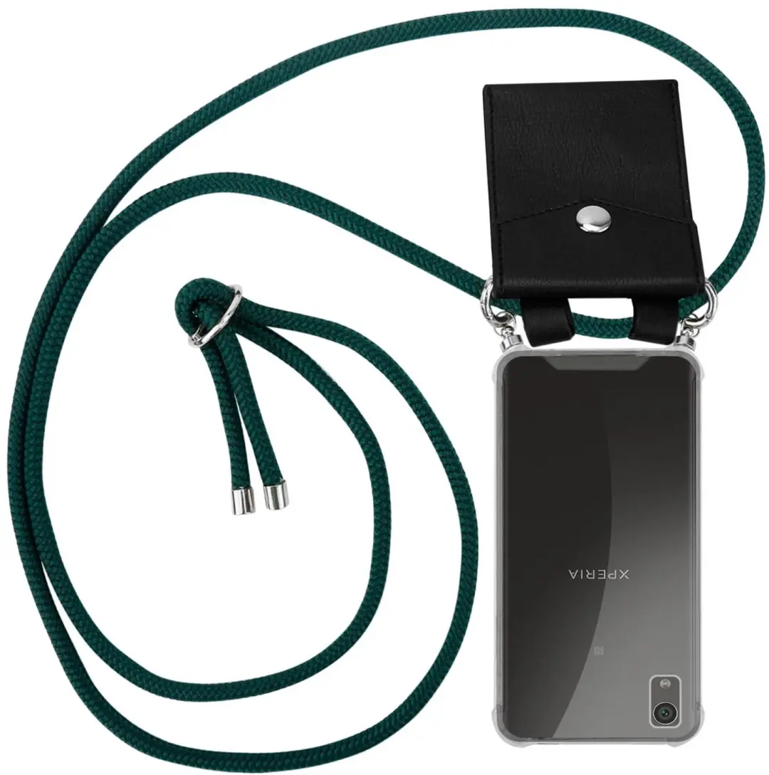 Cadorabo Hoesje geschikt voor Sony Xperia XA1 PLUS in LEGER GROEN