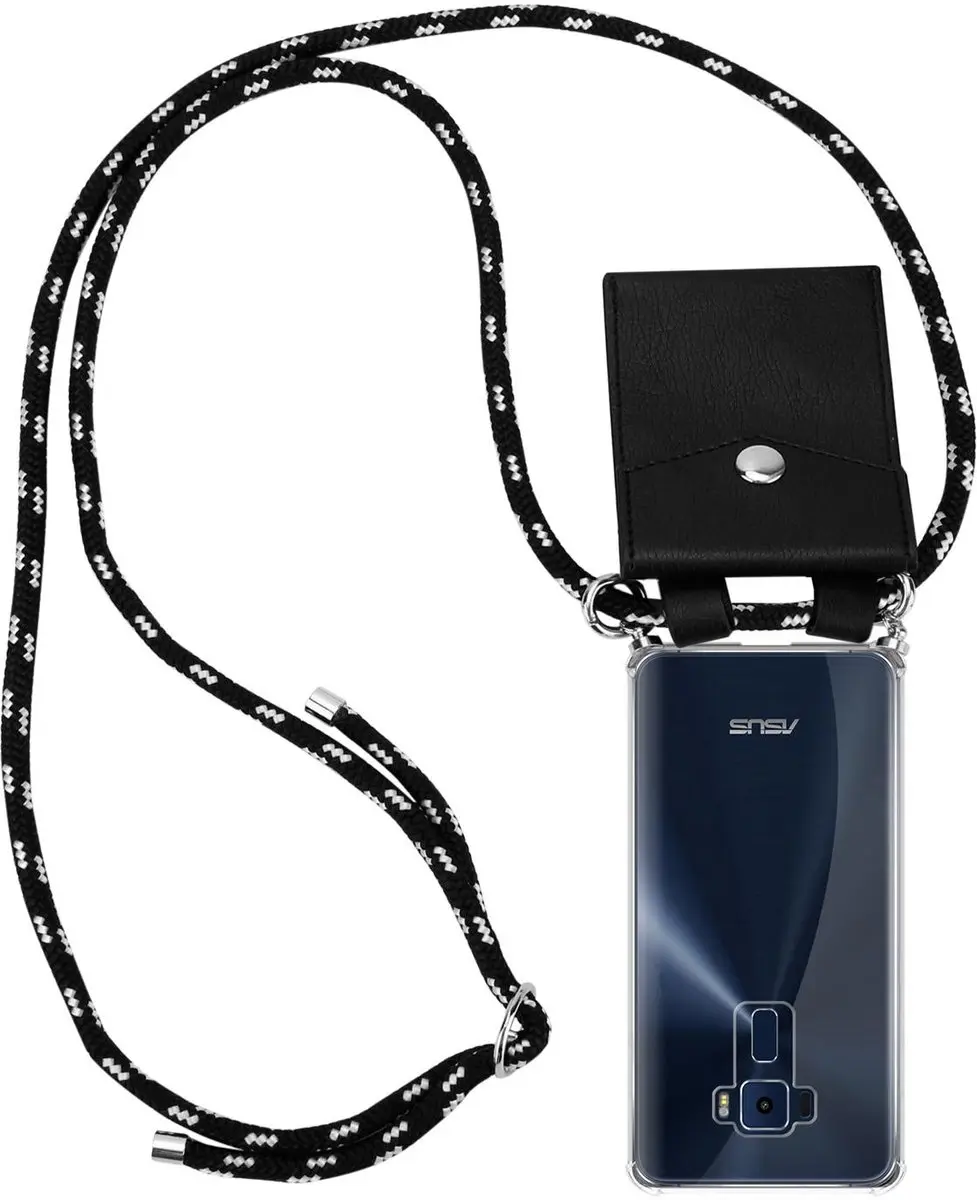 Cadorabo Hoesje geschikt voor Asus ZenFone 3 (5.2 Zoll) in ZWART ZILVER