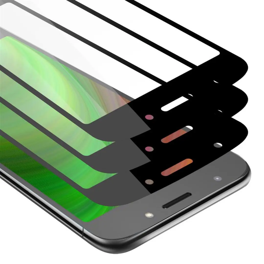 Cadorabo 3x Screenprotector geschikt voor Motorola MOTO E5 / G6 PLAY Volledig sc