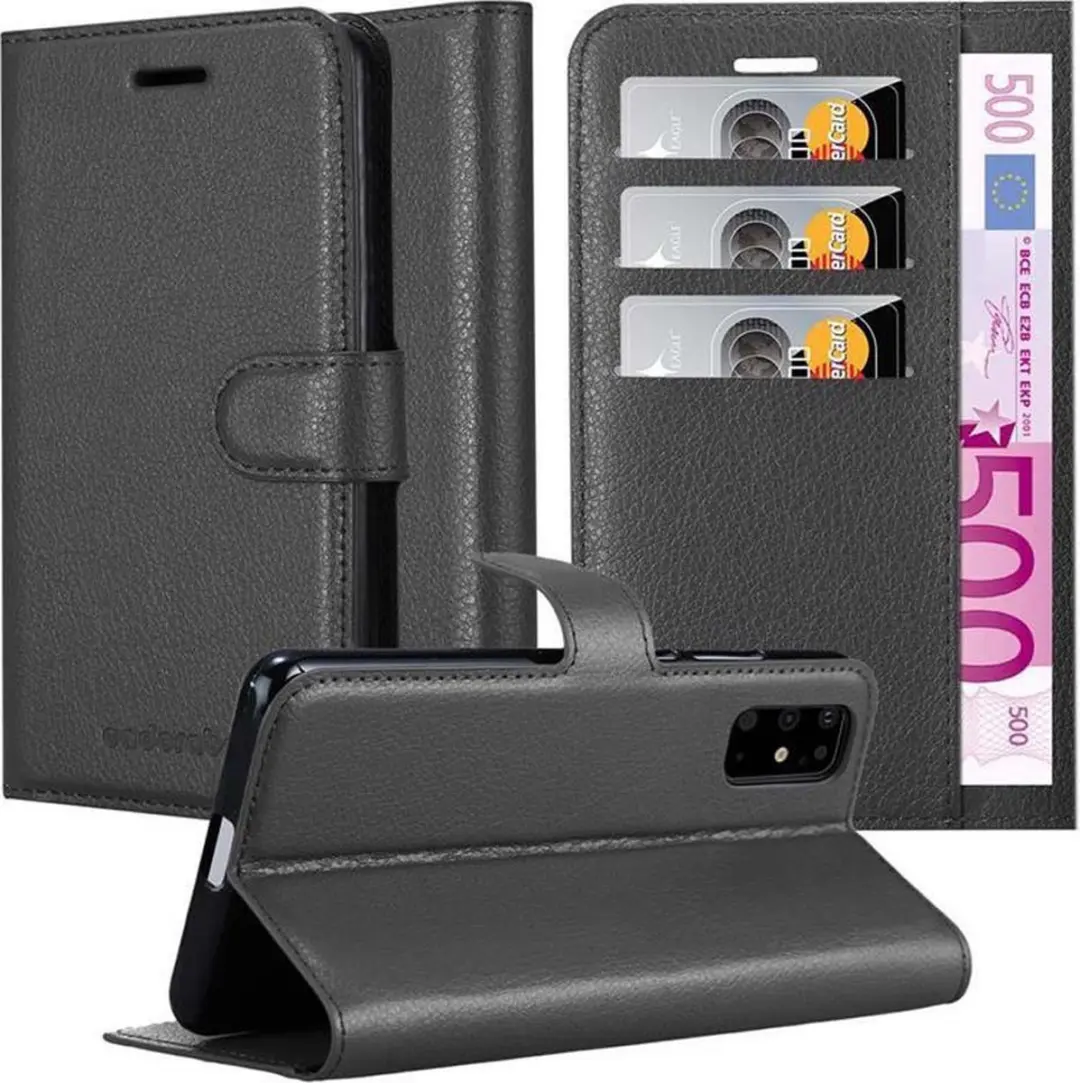Cadorabo Hoesje geschikt voor Samsung Galaxy S20 PLUS in PHANTOM ZWART