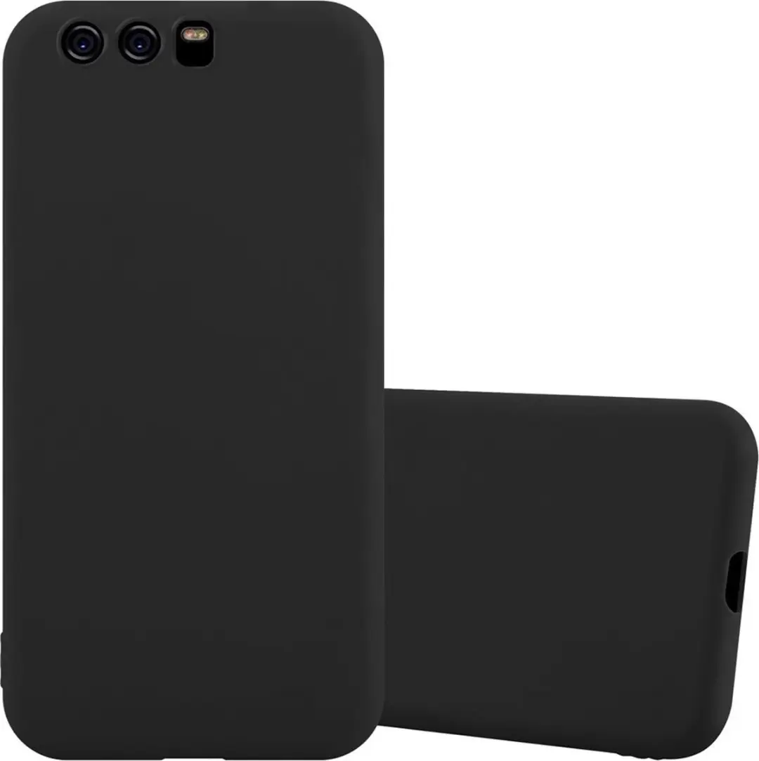 Cadorabo Hoesje geschikt voor Huawei P10 in CANDY ZWART