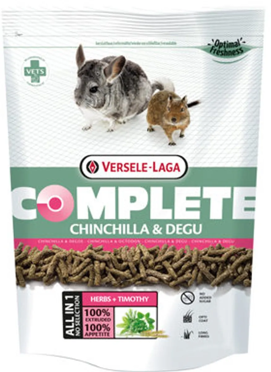 Versele-Laga Complete Chinchilla & Degu - Chinchillavoer - 8 kg