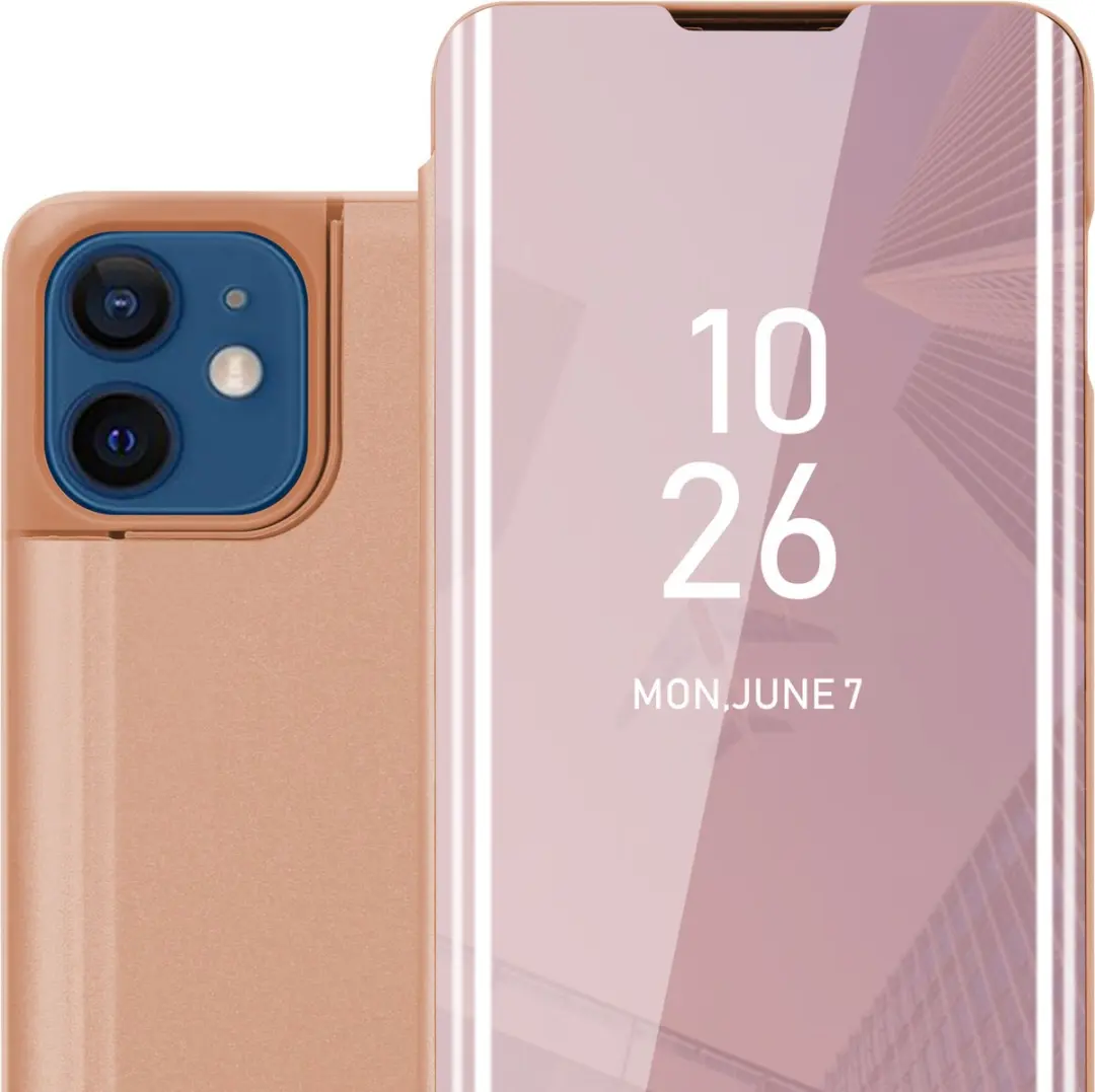 Cadorabo Hoesje geschikt voor Apple iPhone 12 / 12 PRO in KUNZIET ROZE