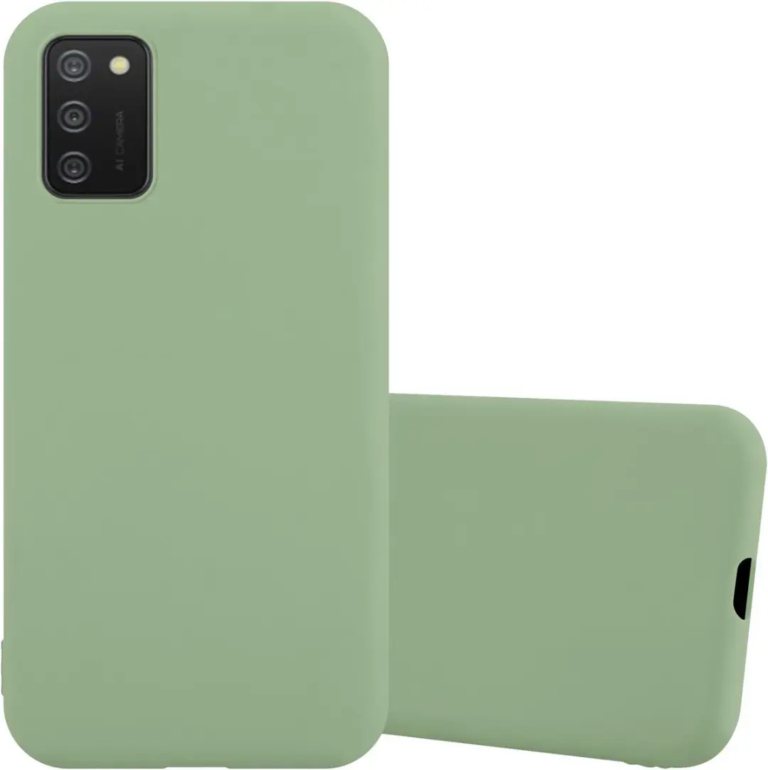 Cadorabo Hoesje geschikt voor Samsung Galaxy A02s in CANDY PASTEL GROEN