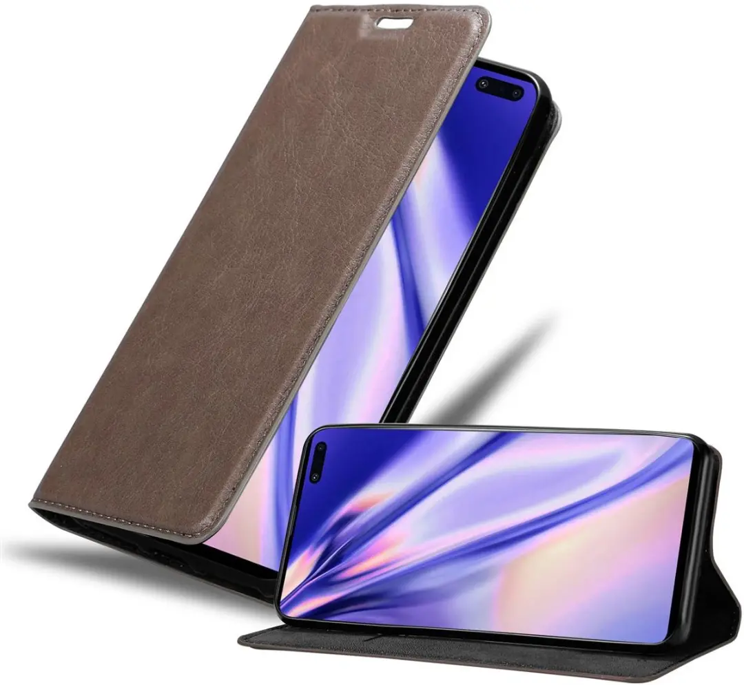 Cadorabo Hoesje geschikt voor Samsung Galaxy S10 5G in KOFFIE BRUIN
