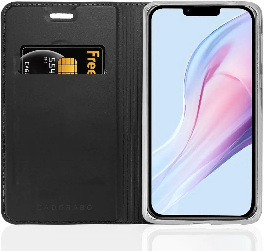 Cadorabo Hoesje geschikt voor Apple iPhone 13 in CLASSY ZWART