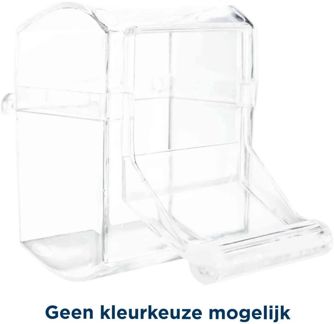 Trixie Voerbak met Landingsplaats Kunststof - 70ml - Ø7cm - Transparant